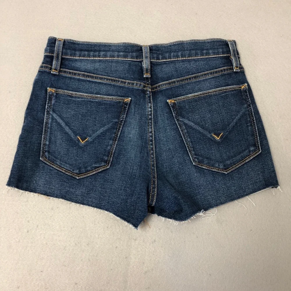 Hudson Gemma Shorts‎ Womens 26 2 Blue Denim Cut Off Distressed Festival Summer